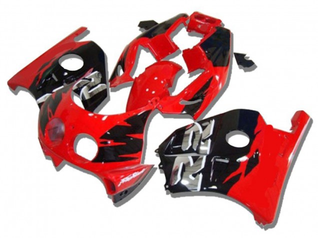 1990-1998 Rot Schwarz Silber Rr CBR250RR Verkleidung 1990-1998 Rot Schwarz Silber Rr CBR250RR Verkleidung