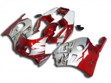 1990-1998 Silber Rot & Weiß CBR250RR Verkleidung