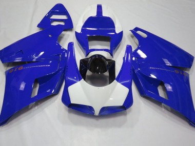 1993-2005 Glänzend Blau & Weiß Ducati 996 748 916 998 Verkleidung