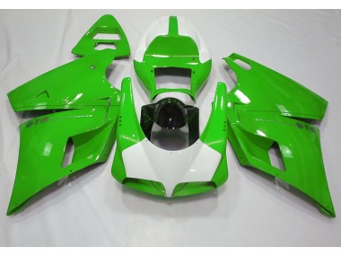 1993-2005 Glänzend Grün & Weiß Ducati 996 748 916 998 Verkleidung