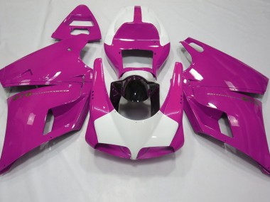 1993-2005 Glanzrosa & Weiß Ducati 996 748 916 998 Verkleidung