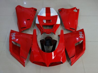 1993-2005 Rot Glänzend Ducati 996 748 916 998 Verkleidung