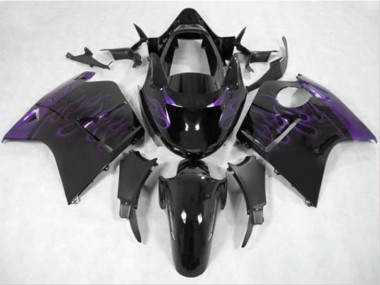1996-2007 Dunkelviolett Flame CBR1100XX Verkleidung