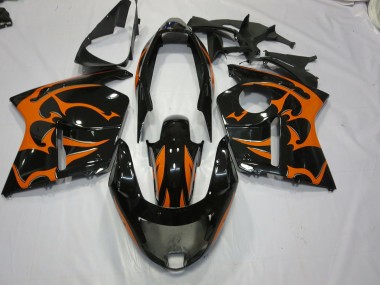 1996-2007 Schwarz & Orange CBR1100XX Verkleidung