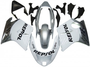 1996-2007 Silberweiß Repsol CBR1100XX Verkleidung