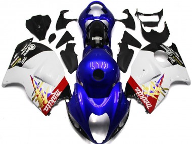 1997-2007 Blau & Weiß Custom Logo GSXR 1300 Verkleidung
