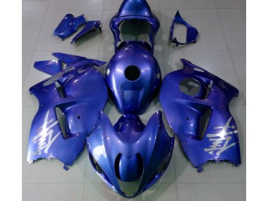 1997-2007 Glänzend Blau & Silber Logo GSXR 1300 Verkleidung