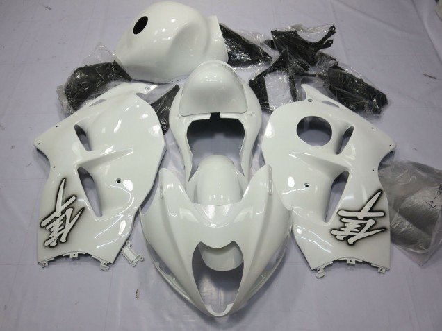 1997-2007 Glänzend Weiß GSXR 1300 Verkleidung 1997-2007 Glänzend Weiß GSXR 1300 Verkleidung
