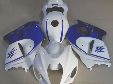 1997-2007 Glänzend Weiß & Tiefblau GSXR 1300 Verkleidung
