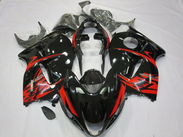 1997-2007 Rot & Schwarz GSXR 1300 Verkleidung 1997-2007 Rot & Schwarz GSXR 1300 Verkleidung