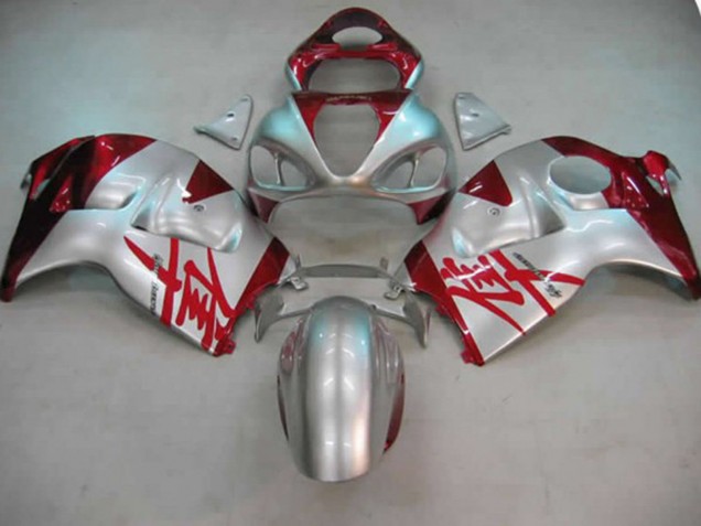 1997-2007 Silber & Rot GSXR 1300 Verkleidung 1997-2007 Silber & Rot GSXR 1300 Verkleidung