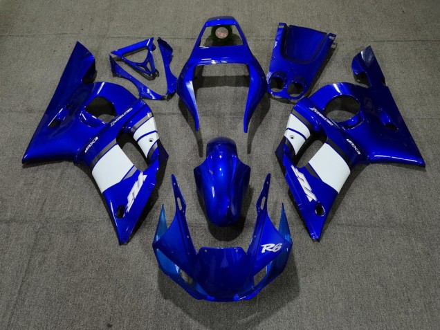 1998-2002 Blauweißes Design R6 Verkleidung 1998-2002 Blauweißes Design R6 Verkleidung