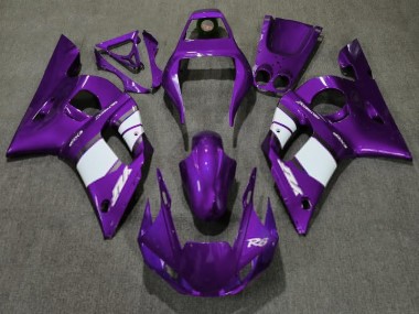 1998-2002 Dunkelviolett & Weiß R6 Verkleidung