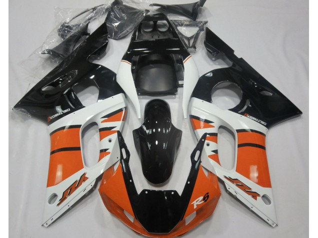 1998-2002 Orange Glänzend & Schwarz R6 Verkleidung 1998-2002 Orange Glänzend & Schwarz R6 Verkleidung