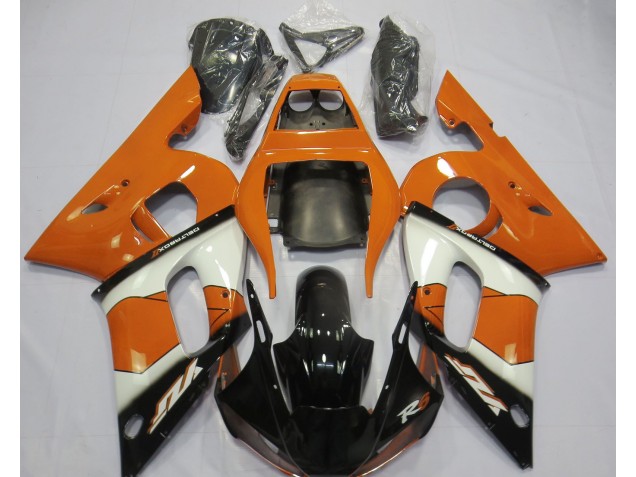 1998-2002 Orange Weiß & Schwarz R6 Verkleidung 1998-2002 Orange Weiß & Schwarz R6 Verkleidung