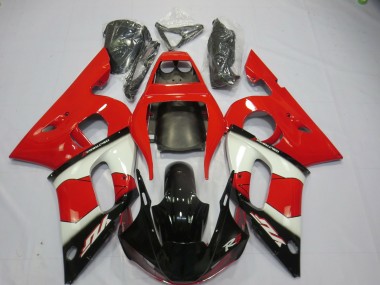 1998-2002 Rot Weiß & Schwarz R6 Verkleidung