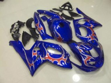 1998-2007 Blaurot & Silber Glänzend YZF600 Verkleidung