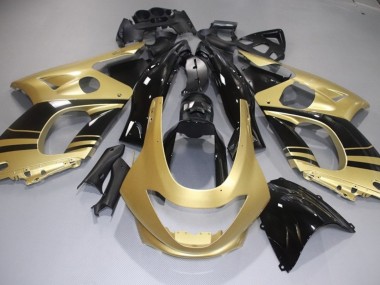 1998-2007 Glänzend Gold & Schwarz YZF600 Verkleidung