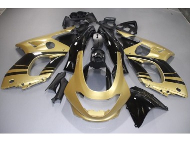 1998-2007 Glänzend Gold & Schwarz YZF600 Verkleidung