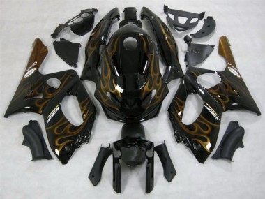 1998-2007 Gold Flamme Glänzend YZF600 Verkleidung