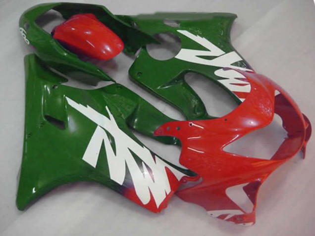 1999-2000 Grün-Rot-Weiß-Aufkleber CBR600 F4 Verkleidung 1999-2000 Grün-Rot-Weiß-Aufkleber CBR600 F4 Verkleidung