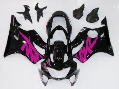 1999-2000 Schwarz Glänzend & Pink CBR600 F4 Verkleidung