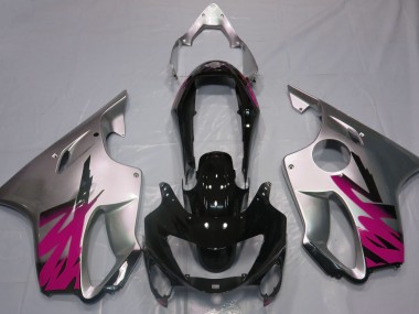 1999-2000 Silber Glänzend & Rosa CBR600 F4 Verkleidung