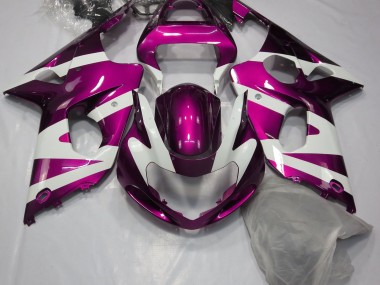 2000-2002 Glanzrosa & Weiß GSXR 1000 Verkleidung