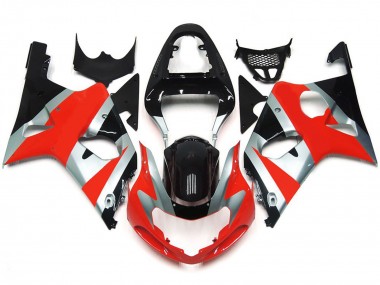 2000-2002 Rot Glänzend OEM-Stil-Kit GSXR 1000 Verkleidung