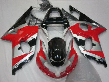 2000-2002 Rot Silber OEM Stil GSXR 1000 Verkleidung