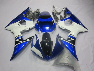 2003-2004 Blau Weiß OEM Stil R6 Verkleidung