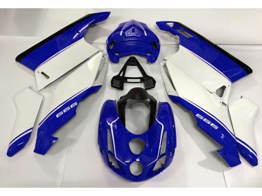 2003-2004 Weiß Blau & Schwarz Ducati 749 999 Verkleidung
