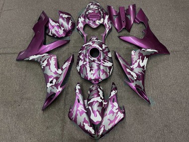 2004-2006 Dunkelmagenta Tarnung R1 Verkleidung