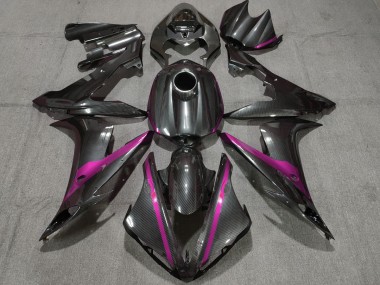 2004-2006 Kohlefaser Stil Mit Pink R1 Verkleidung