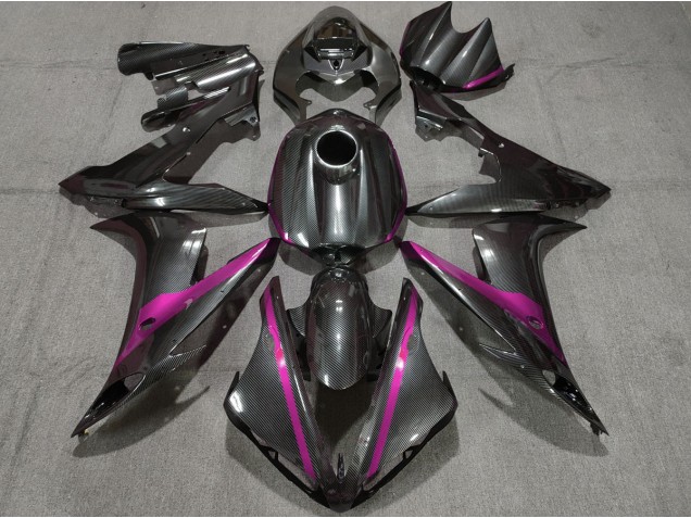 2004-2006 Kohlefaser Stil Mit Pink R1 Verkleidung 2004-2006 Kohlefaser Stil Mit Pink R1 Verkleidung