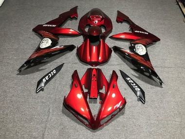 2004-2006 Rot Glänzend & Logos R1 Verkleidung