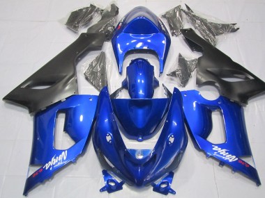 2005-2006 Blau & Schwarz ZX6R Verkleidung