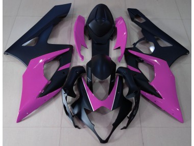 2005-2006 Matt Schwarz & Pink GSXR 1000 Verkleidung
