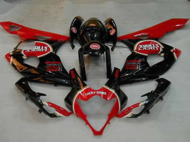 2005-2006 Schwarz Lucky Strike GSXR 1000 Verkleidung