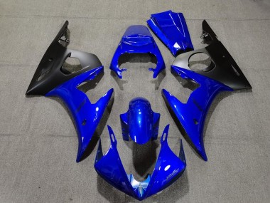 2005 Glänzend Blau & Schwarz R6 Verkleidung