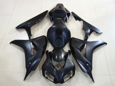 2006-2007 Schlichte Matt Schwarz CBR1000RR Verkleidung