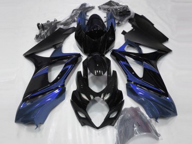 2007-2008 Blau & Schwarz Glänzend GSXR 1000 Verkleidung