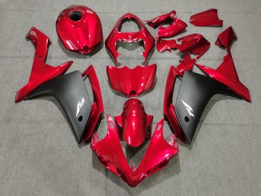 2007-2008 Candy-Rot & Schwarz R1 Verkleidung