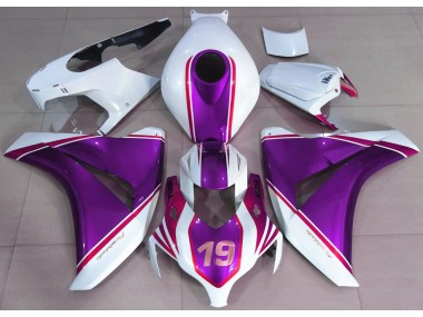 2008-2011 Glanz Lila & Weiß CBR1000RR Verkleidung