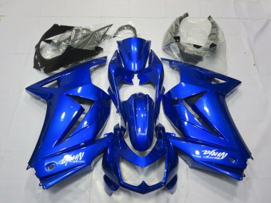 2008-2012 Glänzend Blau Ninja 250 Verkleidung