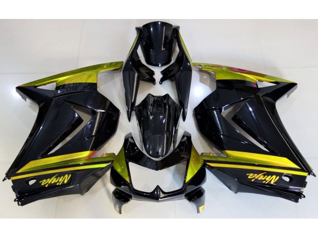 2008-2012 Glänzendes Schwarz & Gelb Ninja 250 Verkleidung 2008-2012 Glänzendes Schwarz & Gelb Ninja 250 Verkleidung