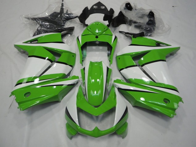 2008-2012 Grün & Weiß Ninja 250 Verkleidung 2008-2012 Grün & Weiß Ninja 250 Verkleidung