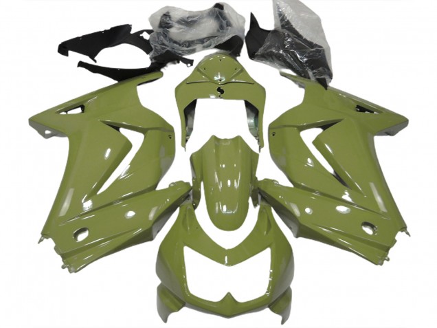 2008-2012 Oliv Glänzend Ninja 250 Verkleidung 2008-2012 Oliv Glänzend Ninja 250 Verkleidung