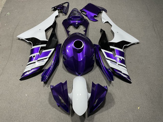2008-2016 Lila-Schwarz-Weiß-Stil OEM R6 Verkleidung 2008-2016 Lila-Schwarz-Weiß-Stil OEM R6 Verkleidung