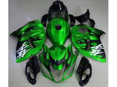 2008-2020 Glänzend Grün & Schwarz GSXR 1300 Verkleidung